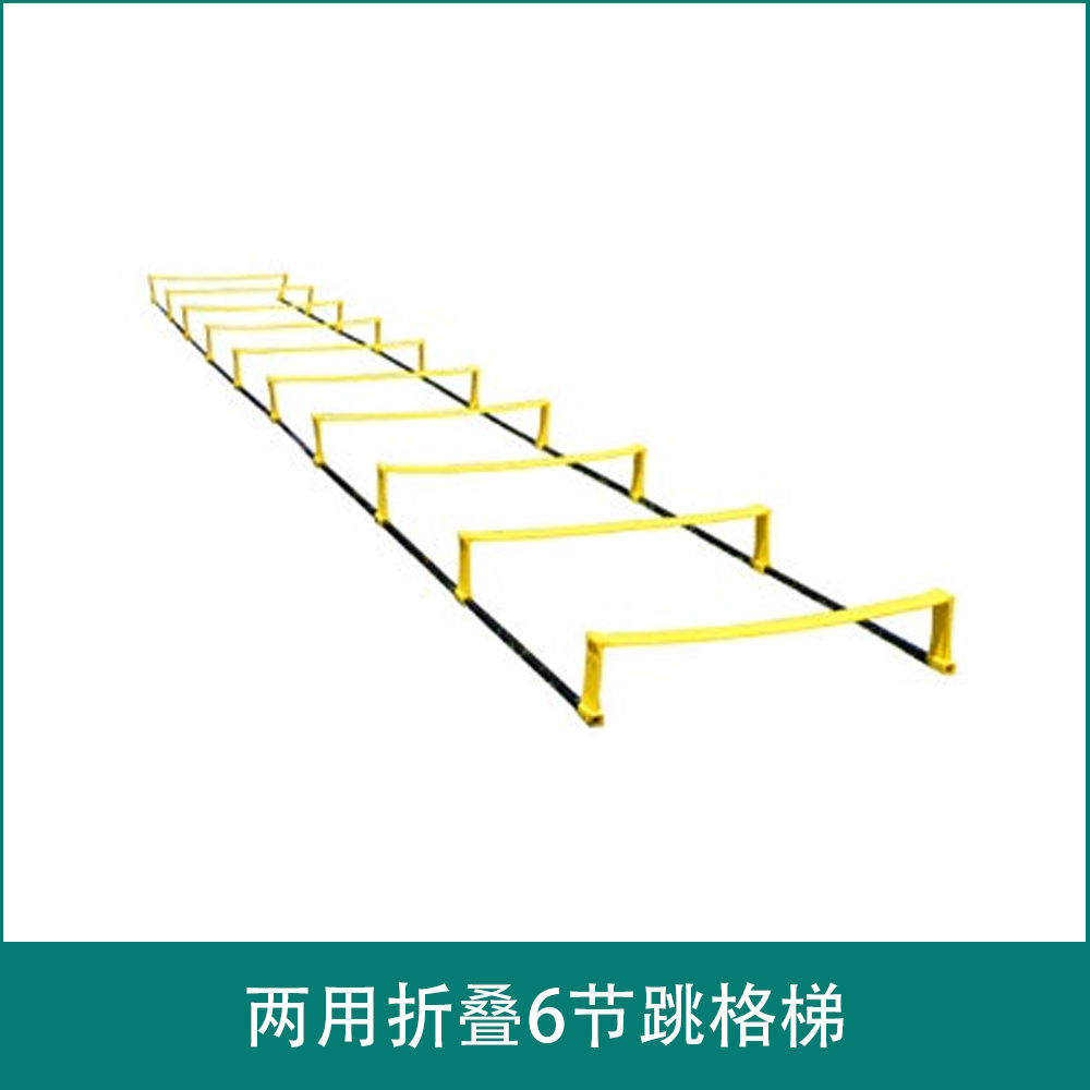 Dual purpose folding6Jumping grid ladder
