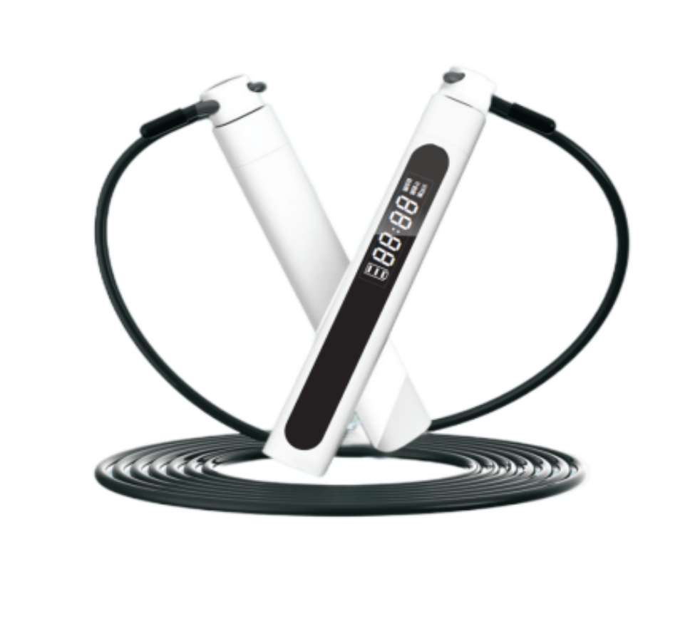 Electronic skipping rope