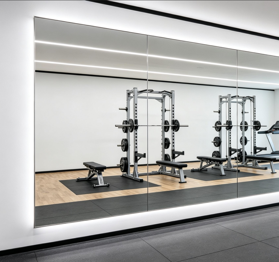 Gym Silver Mirror Large Mirror